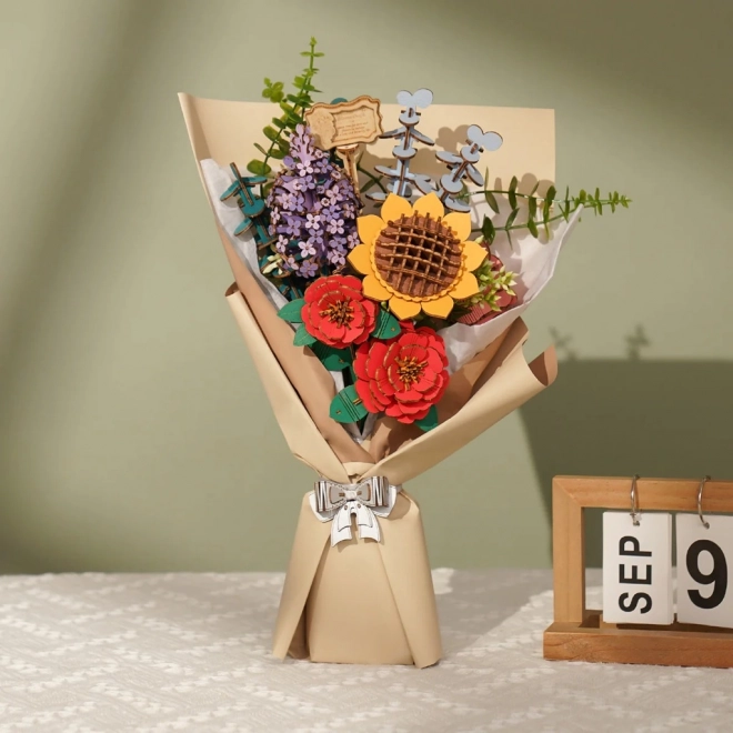 RobTime 3D Wooden Puzzle Bouquet