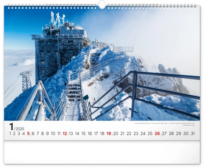 Notique Wall Calendar Magical Tatras 2025