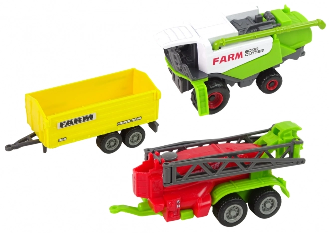 Set of 6 Farm Vehicles