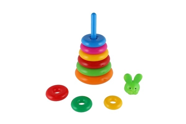 Rainbow Ring Stacking Pyramid Toy