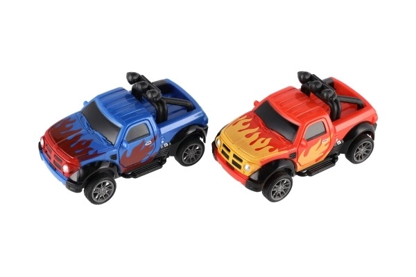 Off-Road Plastic Toy Car with Dual Sides Pull-Back