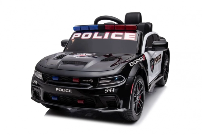 Electric Ride-On Car Dodge Charger Police Black