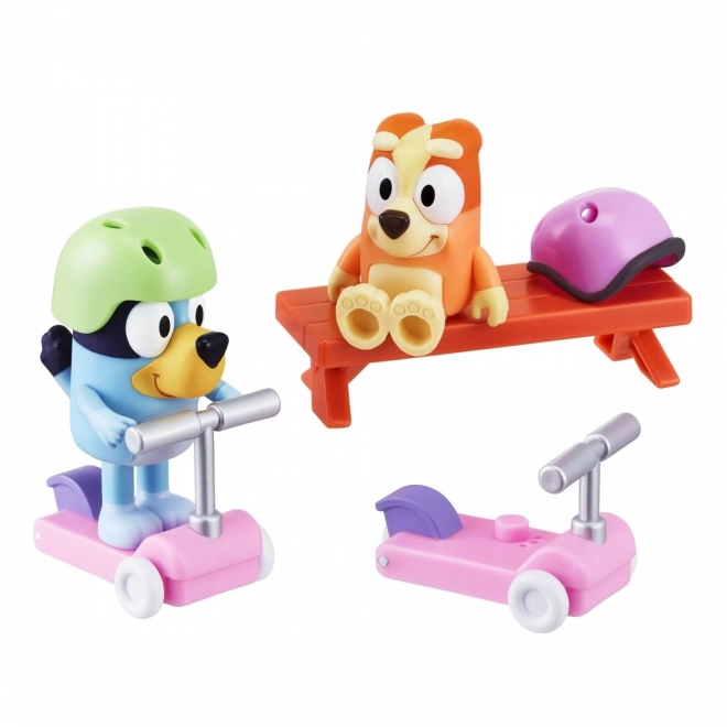 Bluey Scooter Riding Set
