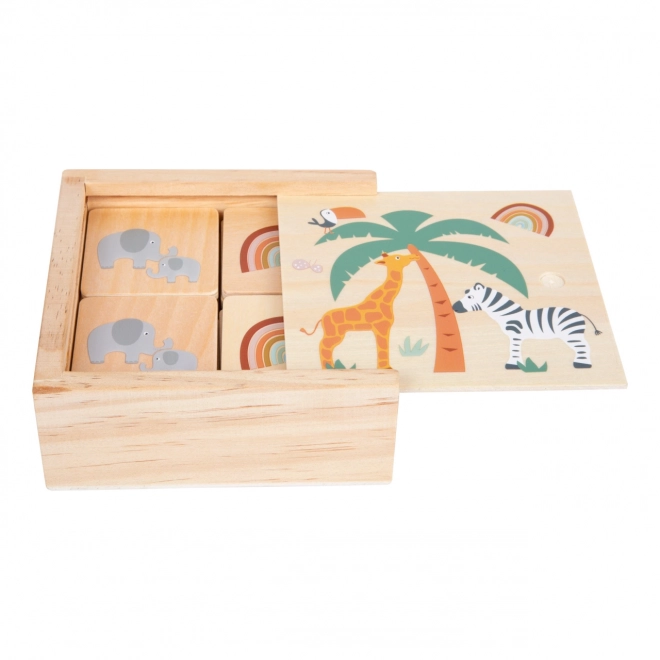 Wooden Memory Game Safari by Small Foot