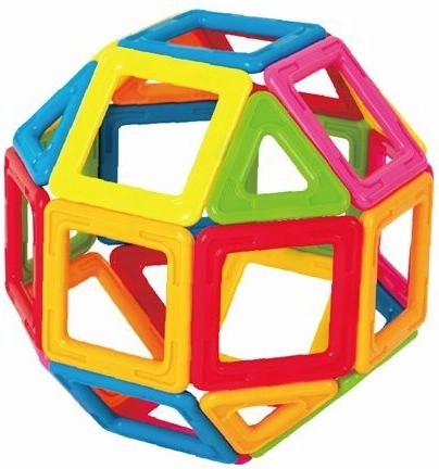 Učenie tvarov a prvé 3D stavaníe