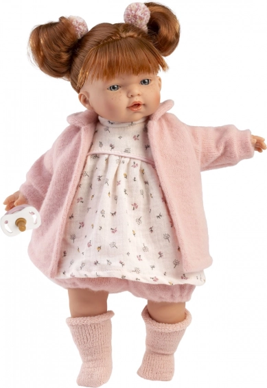 Llorens realistic talking doll with sounds 33 cm