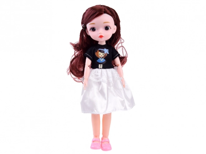 Charming Doll with Movable Limbs and Long Hair