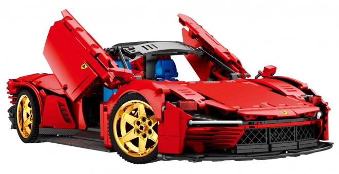 Red Sports Car Building Blocks Set