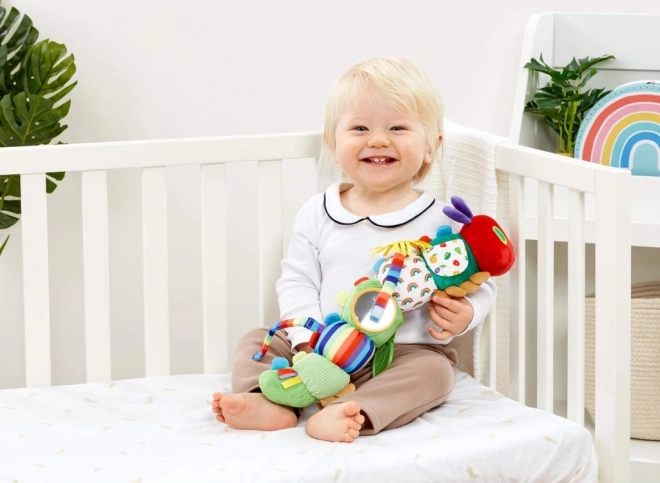 Textil játék Nagyon éhes hernyó Activity