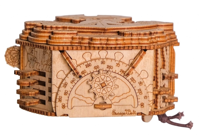 Blackbeard's Compass 3D Wooden Puzzle by EscapeWelt