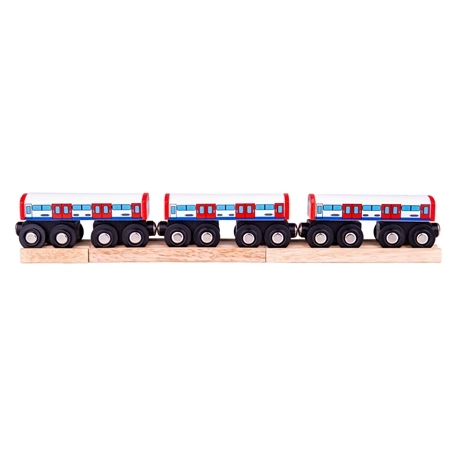 Wooden London Metro Train Set