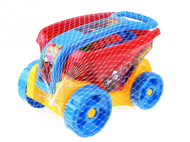 Sandbox Cart with Spiderman Design