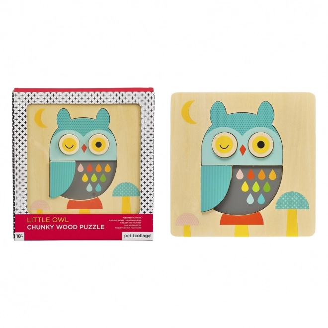 Wooden Owl Puzzle by Petit Collage