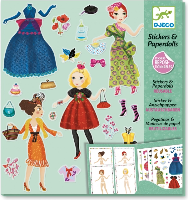 Djeco Sticker Set Fashion Designer