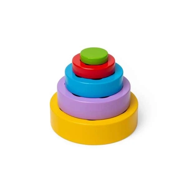 Bigjigs Toys rakós virágtorony
