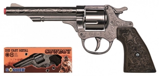 Metal Cowboy Revolver 8 Shots