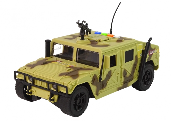 Military Friction Powered Car Toy in Light Camo