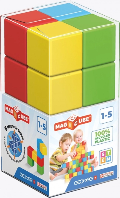 Magicube Color Recycled Crystal Magnetic Blocks by Geomag