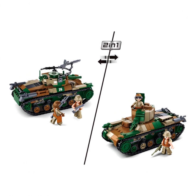 Sluban WWII Japanese Medium Tank Type 97 Building Set