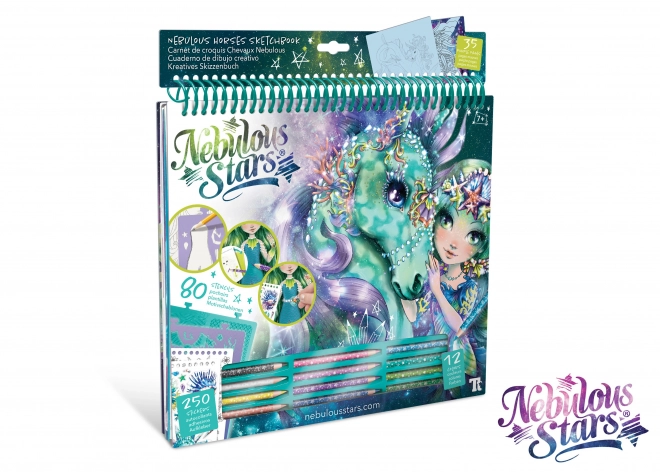 Nebulous Star Coloring Book Green