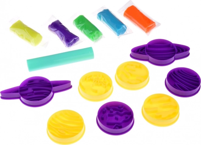 Educational Modeling Clay Set - Solar System Planets Molds