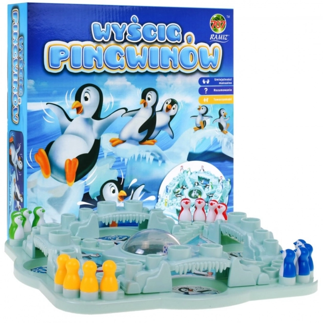 Penguin Race Board Game