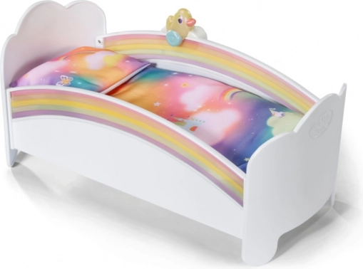 Rainbow Cradle for BABY born Dolls with Night Light