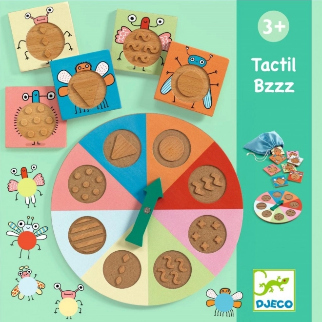 Djeco Wooden Tactile Game: Tactile Buzz