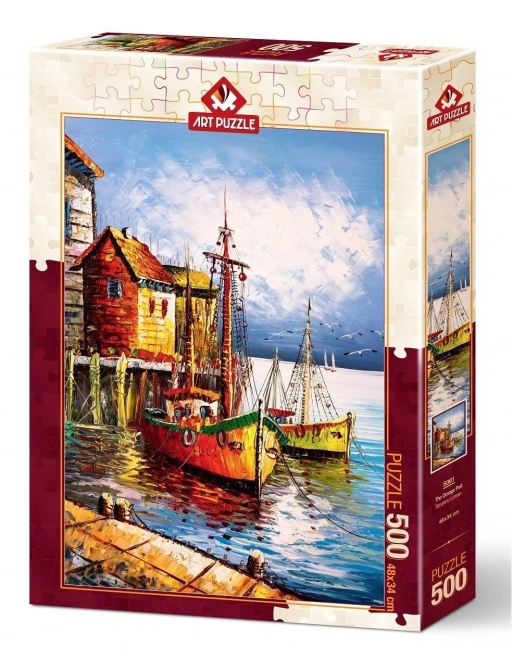 Orange Harbor Puzzle 500 Pieces