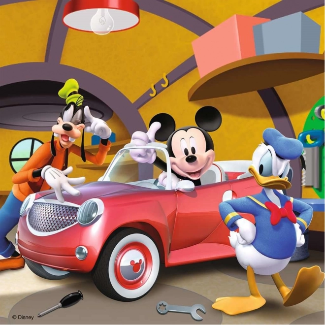 Puzzle RAVENSBURGER Clubhouse di Topolino 3x49 pezzi