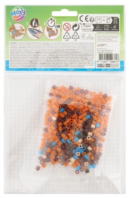 iron-on beads cat crafting kit