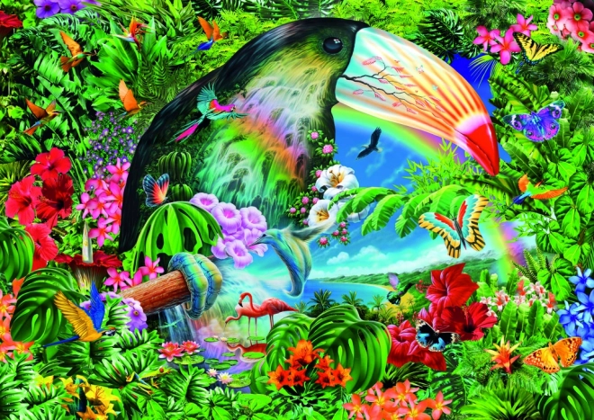 Trefl Spiral Puzzle Tropical Animals