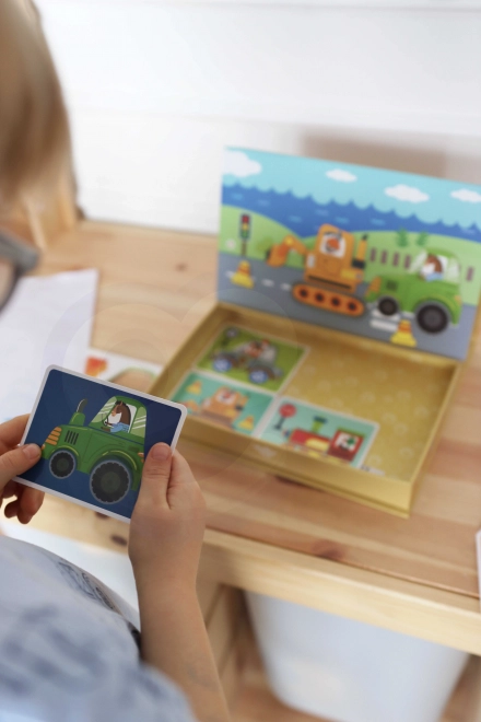 Armoire Montessori Magnétique Tooky Toy avec 80 Pièces