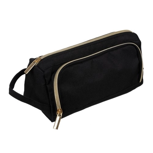 Large Black School Pencil Case