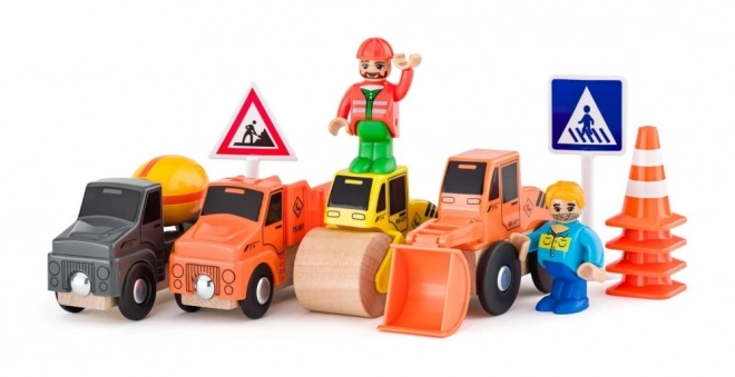 Construction Vehicles with Drivers