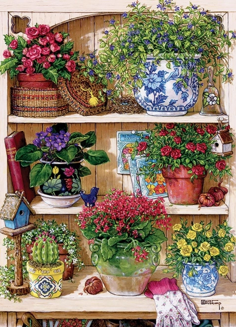 Puzzle armoire fleurie 500 pièces Cobb Hill