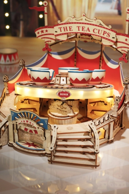 Robotics 3D Puzzle Music Box - Teacup Carousel