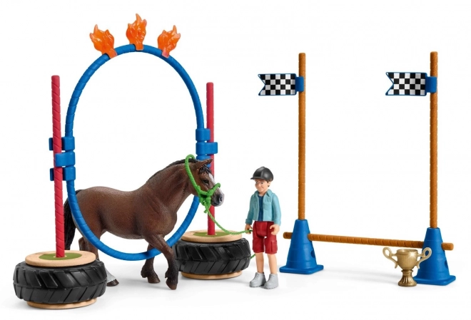 Schleich Farm World Pony Agility Race Set