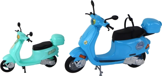 Two realistic scooters for dynamic play