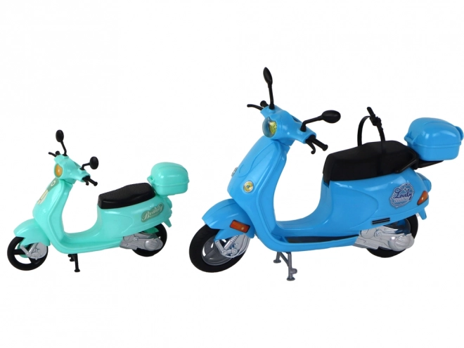 Doll Set with Scooters and Accessories