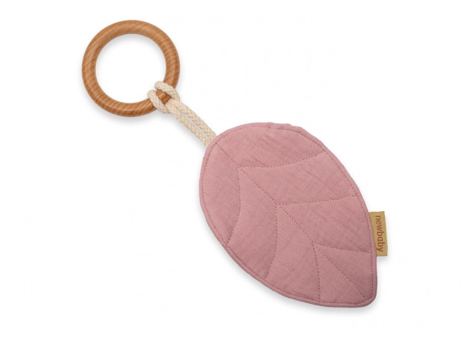 Baby Leaf Pink Teether