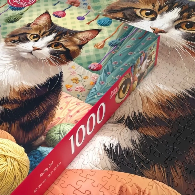 Cherry Pazzi puzzle Cat in Yarn