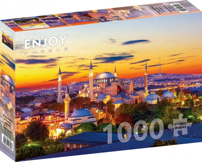 Enjoy Puzzle Hagia Sophia at Sunset Istanbul