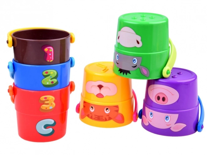 Zoo Stacking Cups