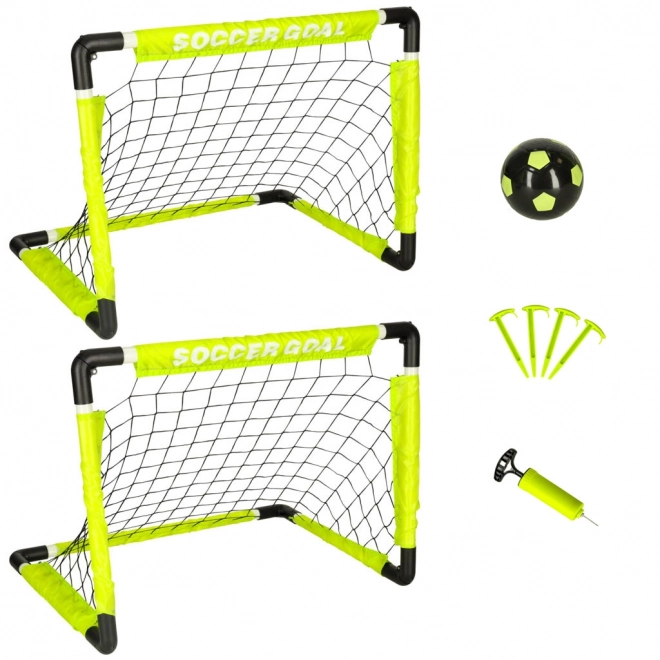 Football Goal Set with Ball and Pump