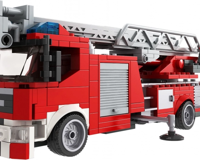 Brixies Plus Feuerwehrauto mit drehbarer Leiter