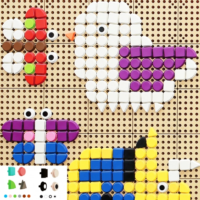 Masterkidz geometriai elemek készlet 256 db