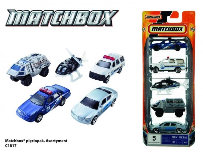 Matchbox Car Five-Pack