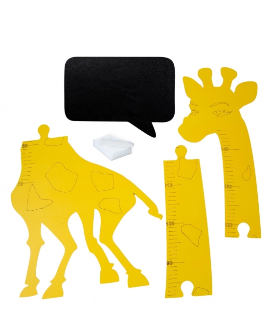 Wooden Giraffe Height Chart