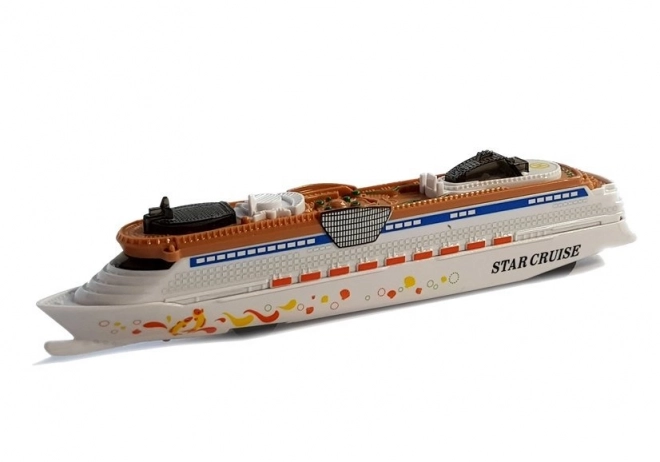 Battery-Powered Cruise Ship with Lights and Sounds